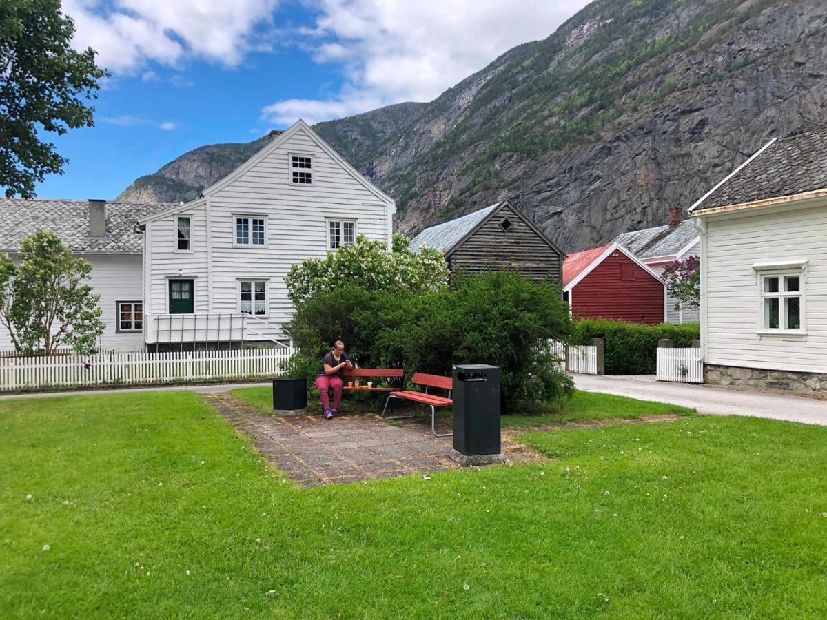 Apartamento Den Gule Krambua - Gamle Laerdalsoyri - Main Street Old Town Exterior foto